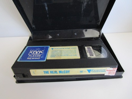 The Real McCoy, Kim Basinger, Val Kilmer, VHS Tape, Vintage Video, Movie M, 1993 - Picture 4 of 4