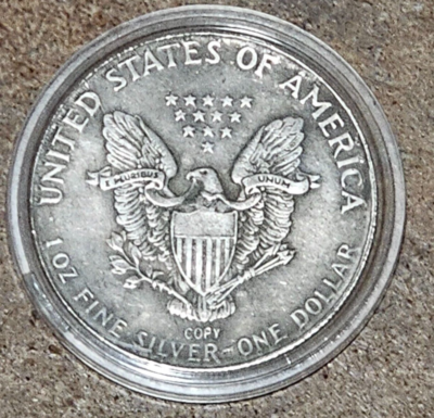 1906 American Silver Eagle styled commemorative silver Dollar Coin
