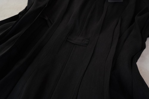 COUNTRY ROAD Dress Size 12 / M Mini Black A-line short Cinched Linen Blend CR - Picture 17 of 21