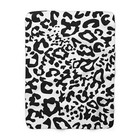 Leopard Print Cozy Sherpa Fleece Sofa Throw