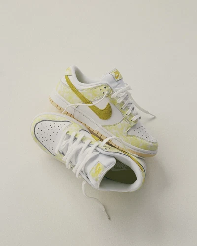 Nike Dunk Low Strike Yellow Lemon Union DM9467-700 Womens Size 8.5W / 7M