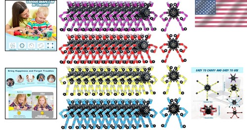 Portable 48 Pack Fidget Spinners - Sensory Stress Relief Toys for Kids & Adults - Picture 2 of 8