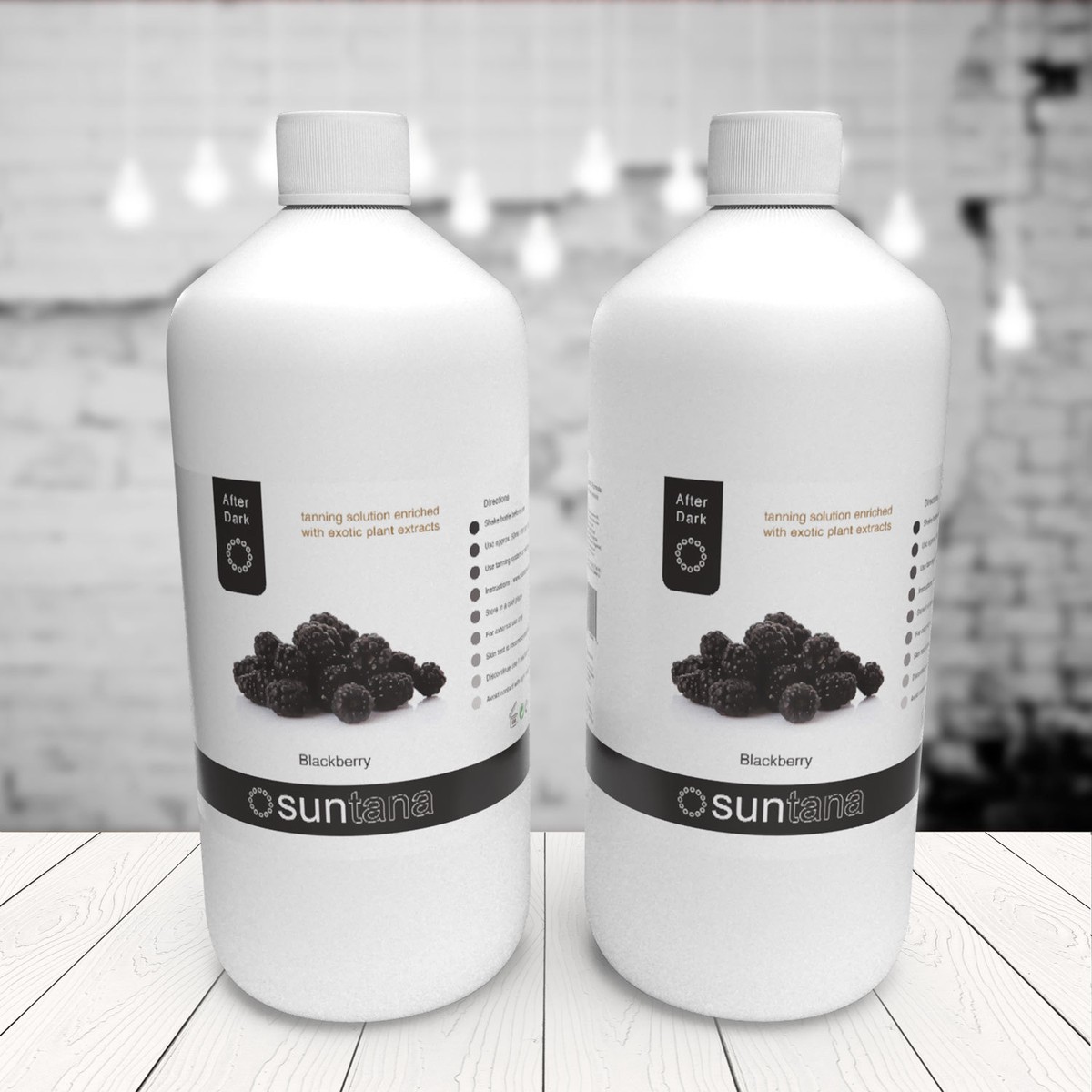 Pack 2 Litres De Spray Bronzant Suntana Parfum Blackberry 14% DHA - Bio, Vegan, Sans Alcool