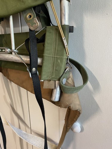 Vtg Rustic Retro Mountain Master Mountaineering Framed Back Pack In Out 60-70’s - Picture 8 of 18