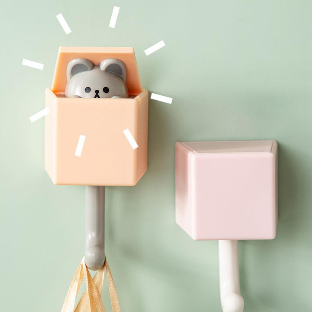 Cute Cat Key Holder Hook Creative Adhesive Hooks NEW