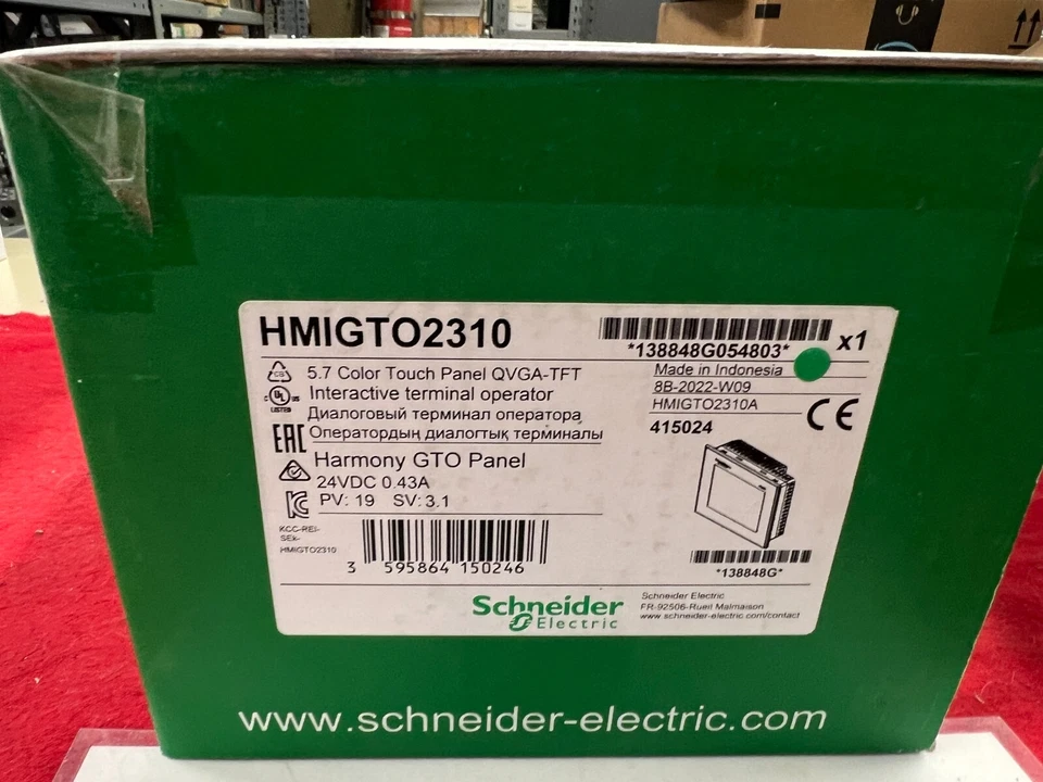 HMIGTO2310 BRAND NEW Modicon Magelis GTO Touch Panel HMI-GTO-2310 - Image 2 of 3