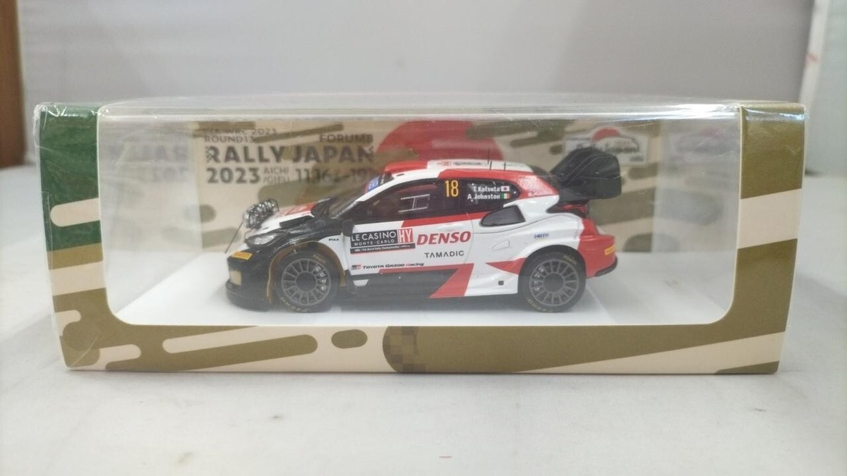 1/43 Spark Toyota GR Yaris Rally 1 Hybrid #18 2023 White Red