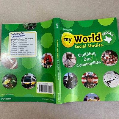 Texas My World Social Studies Grade 3 Pearson Building Our Communities Paperback