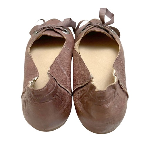 Crowne Comforteur Women's Size 9 Genuine Leather Ballet Flats New Some Scratches - Picture 3 of 11