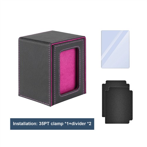 Trading Card Storage Deck Box With MTG Commander Display,2 Dividers&Card Holder - Picture 20 of 26