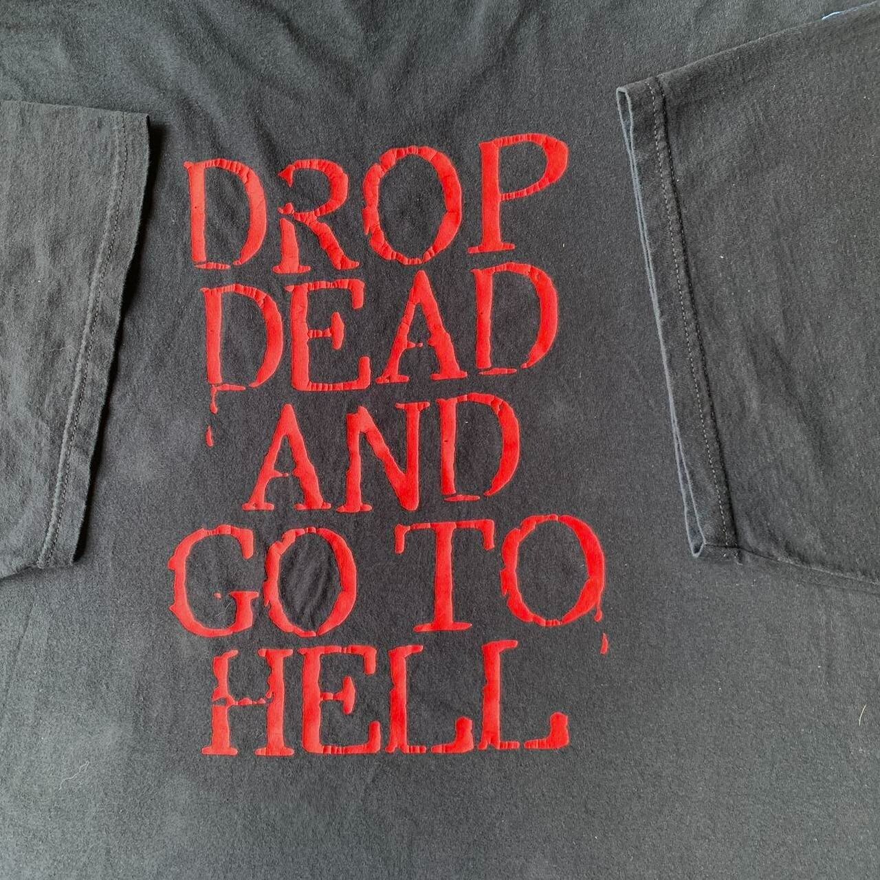 2004 Vintage Hardcore NYC Metal/Punk Black ‘Sheer Terror’ Band T-Shirt Adult 5XL image 3