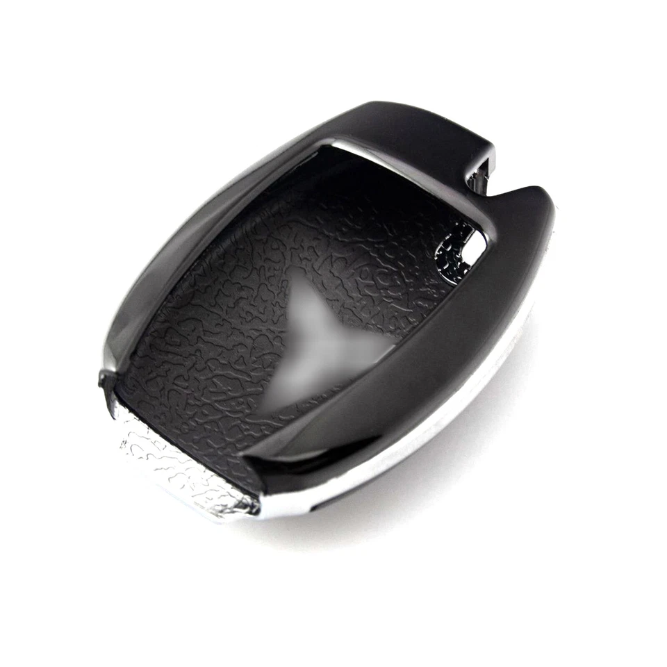 Mando a distancia Smart Key FOB negro brillante cubierta carcasa tapa para Mercedes Benz Foto 3 de 4