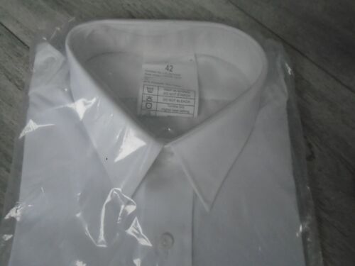 ROYAL NAVY MENS WHITE LONG SLEEVE SHIRT VARIOUS SIZES GENUINE RN ISSUE NEW - Picture 4 of 4