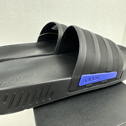 Adidas Racer schwarz blau TR Erwachsene Schlappen Unisex Größe 9M/10W NEU im Karton - Bild 6 von 11