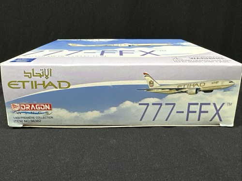 DRAGON WINGS 1 400 BOEING 777-FFX ETIHAD DIECAST AIRCRAFT - Picture 2 of 22