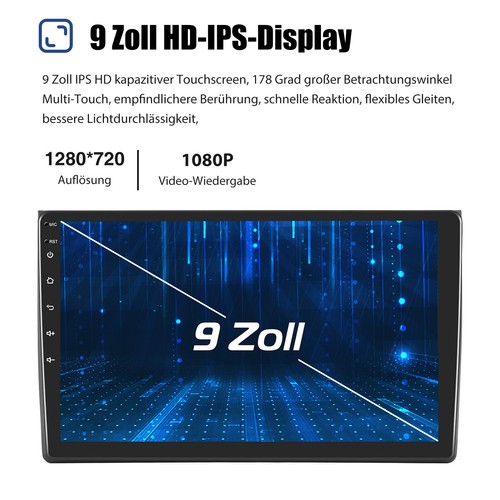 9" Carplay Android 13 4+64G Autoradio GPS NAV KAM Für Audi A4 B6 B7 8E SEAT Exeo - Bild 8 von 18