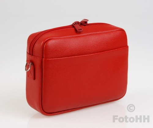 LEICA HANDBAG "ANDREA" C-LUX IN LEATHER RED / LEICA NUMBER : 18863 // NICE PRICE - Picture 4 of 10