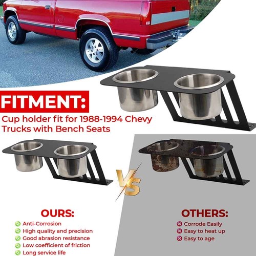 For 19881994 Chevy GMC C10 C20 C30 K10 K20 K30 Squarebody Cup Holder