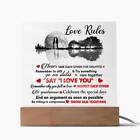 To My Wife, 🎁Soulmate Gift, Acrylic Plaque Gift For Her, Love Rules To Follow!