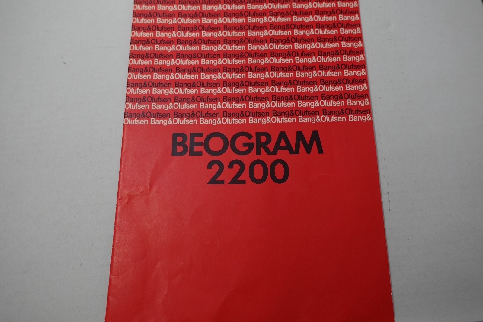 Bang & Olufsen Beogram 2200 manual, original Bang & Olufsen. Dutch | eBay