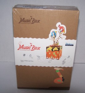 music box wooden puzzle