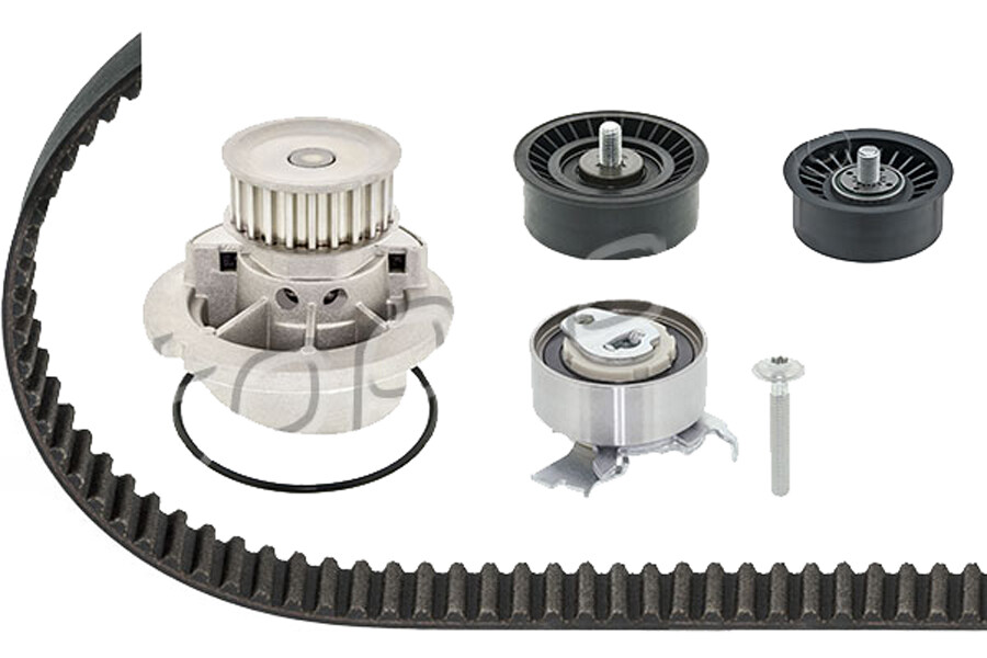 Kit distribution et pompe à eau pour révision mécanique Vauxhall Meriva A