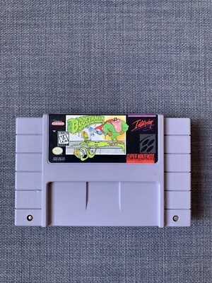 Boogerman: A Pick and Flick Adventure SNES (Super Nintendo, 1995) Authentic 