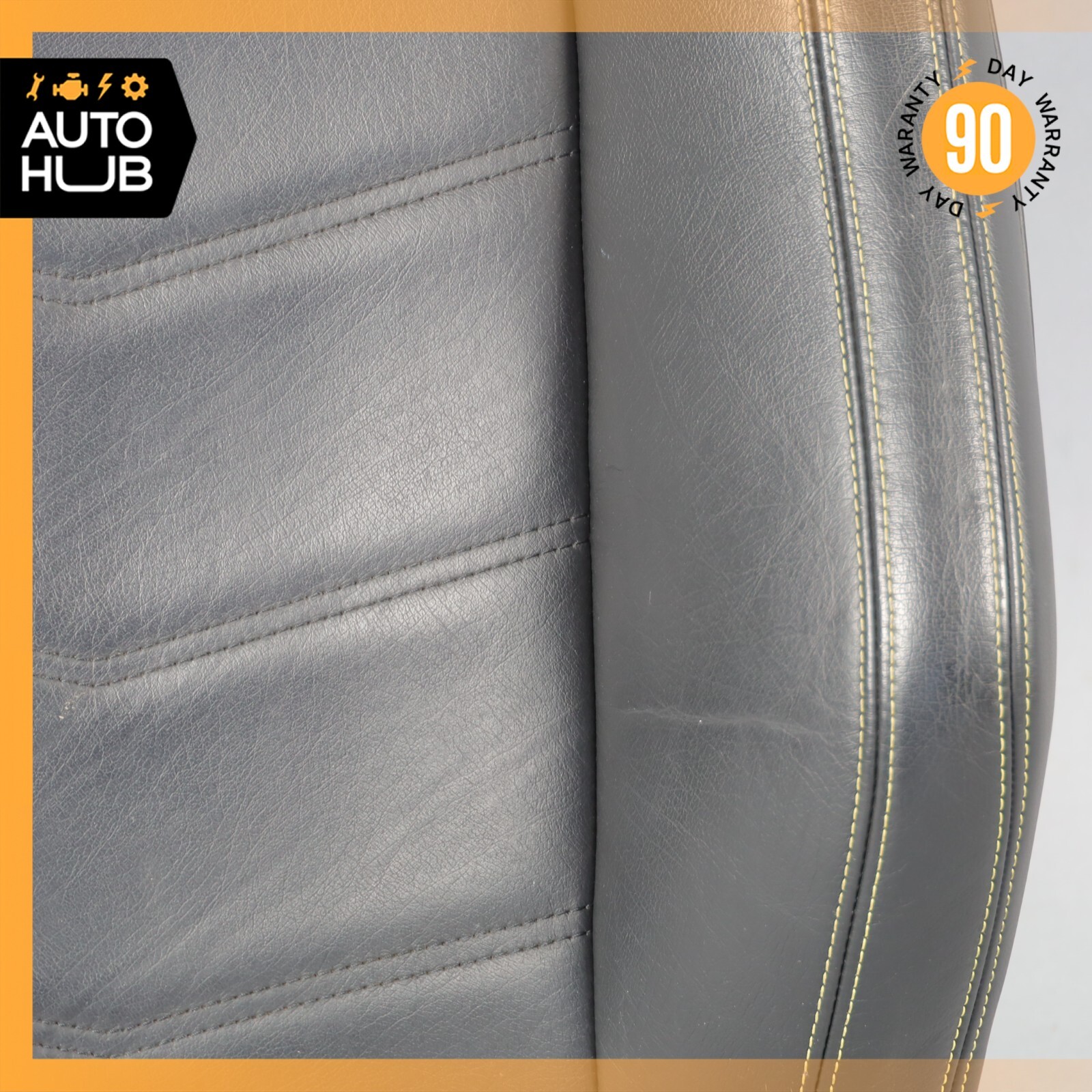 13-18 Maserati GranTurismo S M145 Front Right Top Upper Seat Cushion Black OEM