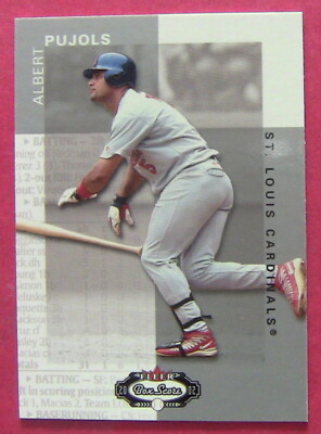 ALBERT PUJOLS, 2002 FLEER BOX SCORE #79 , CARDINALS