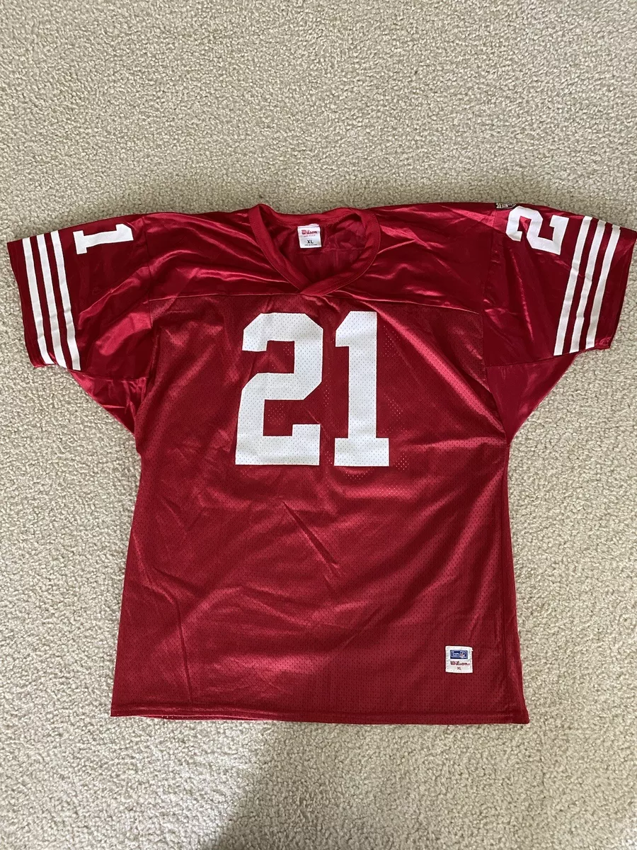 Authentic Deion Sanders Vintage NFL San Francisco 49ers 1990’s Wilson jersey