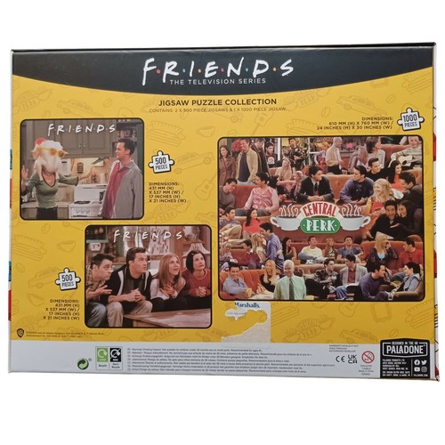FRIENDS 3 Jigsaw Collection Puzzles With Iconic Images, 1000pcs, 500pcs & 500pcs - Picture 3 of 3