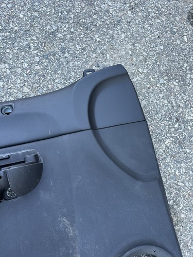 07-09 SILVERADO SIERRA 1500 2500 3500 LF DRIVER INTERIOR DOOR TRIM PANEL BLACK  - Picture 4 of 12