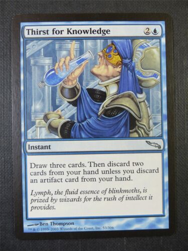 Thirst for Knowledge - Mtg Card #22R - Picture 1 of 1