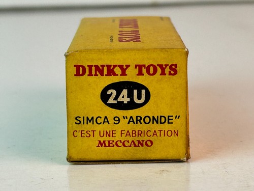 Dinky No. 24u Simca 9 Aronde Sedan with Original Box - Picture 8 of 21