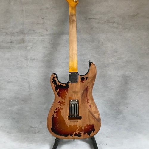 SRV Number One Limited Edition ST Electric Guitar Stevie Ray Vaughan Tribute Top - Picture 9 of 10