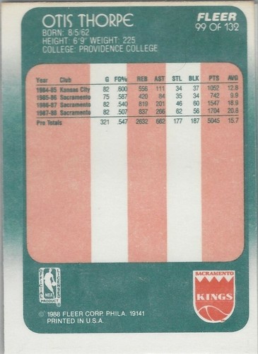 1988-89 Fleer BkB 1-132+Stickers Jordan-Bird-Kareem-Magic-Pippen-Stockton-Malone - Picture 219 of 249