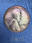 1910  LINCOLN WHEAT PENNY VG Details Cleaned Polished