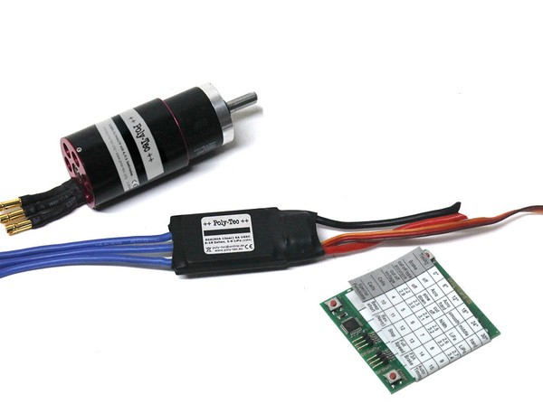 Antriebsset FüR F3B, F3F Und Schnelle Segler Bis Ca. 2,9 M Und 3,5 Kg Poly-Tec-image