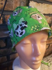 ST. PATRICK'S PUPPIES HANDMADE SURGICAL SCRUB CAPS