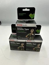 3 Roll CVS Kinesiology Athletic Tape, Green, 20 Pre-Cut Strips Roll = 2" x 16.4'