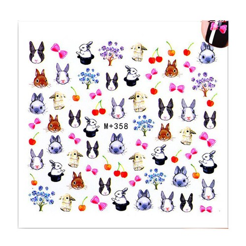 Nail Water Decal Stickers For Nail Art Decoration, Unicorn, Feathers Flowers, UK - Picture 19 of 49