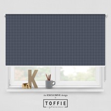 332 Dogs Tooth Grey & Black - Made to Measure Roller Blind - FREE ALTERATION