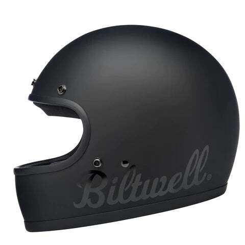 Biltwell Gringo ECE Helmet - Factory Flat Black - Picture 3 of 6