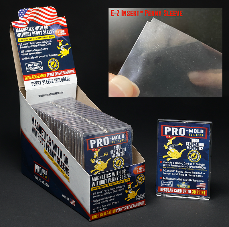 one touch card holder with penny sleeve What recommendations do you have for sleeves that fit inside cases? Anyone tried this Pro Safe penny or something similar? : r/baseballcards 1x Pro Mold MH75SAB 3rd