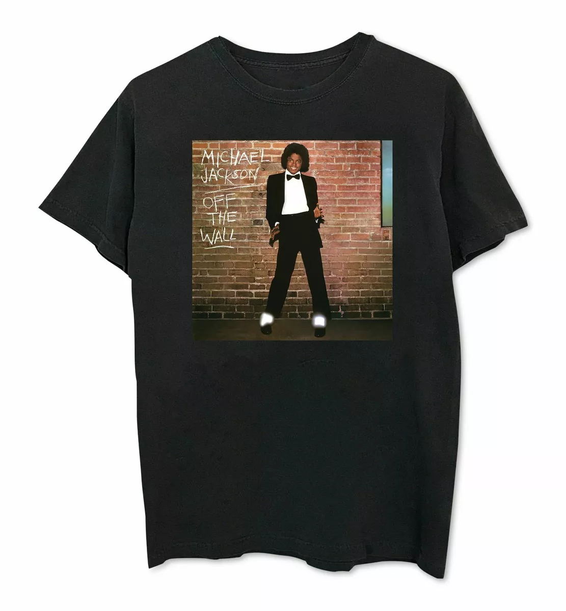 86 Merch Traffic Men Black Short Sleeve Michael Jackson Graphic T