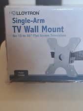 WE HAVE THESE LLOYTRON SINGLE ARM WALL MOUNT FOR LCD,LED & PLASMA TV'S TO SELL.