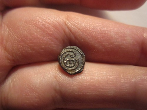 NICE GRADE CHRISTIAN VI, TRANQUEBAR, INDIA-DANISH, DENMARK 1 CASH ND - Picture 2 of 3