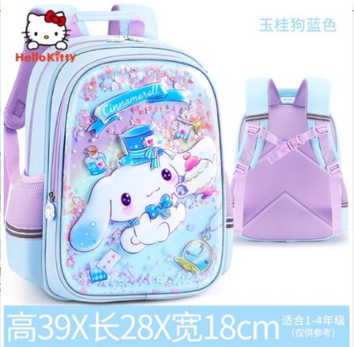 Kuromi Cinnamoroll Kids Suitcase Backpack First Through Fourth Grade Schoolbag - Picture 2 of 2