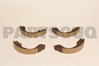 04495BZ180 Genuine Toyota SHOE KIT, BRAKE, RR 04495-BZ180 | eBay