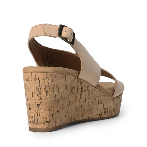 Women Ankle Strap Open Toe Platform Wedge Sandals Wedding Party Dress Shoes - Picture 24 of 32